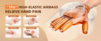 Hand Massager with Heat and Compression,Finger Massager Hand Equipment,  Wrist Muscles Massagers for Arthritis Carpal Tunnel