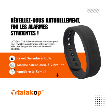Bracelet Réveil Silencieux - T-Gear C34®