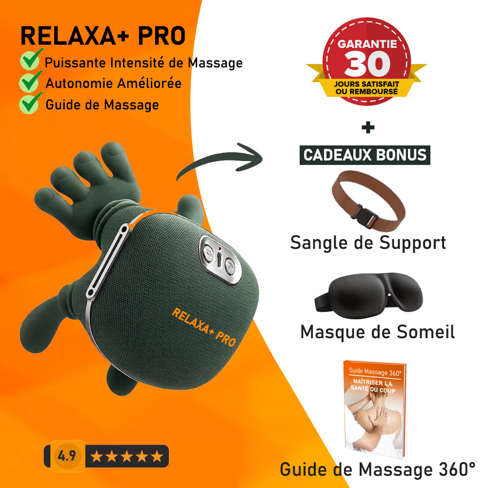 Relaxa+ - Masseur Humanoïde Sans Fil