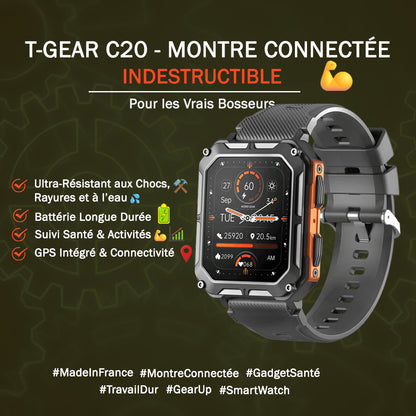 T-Gear C20- Montre Connectée Indestructible ®