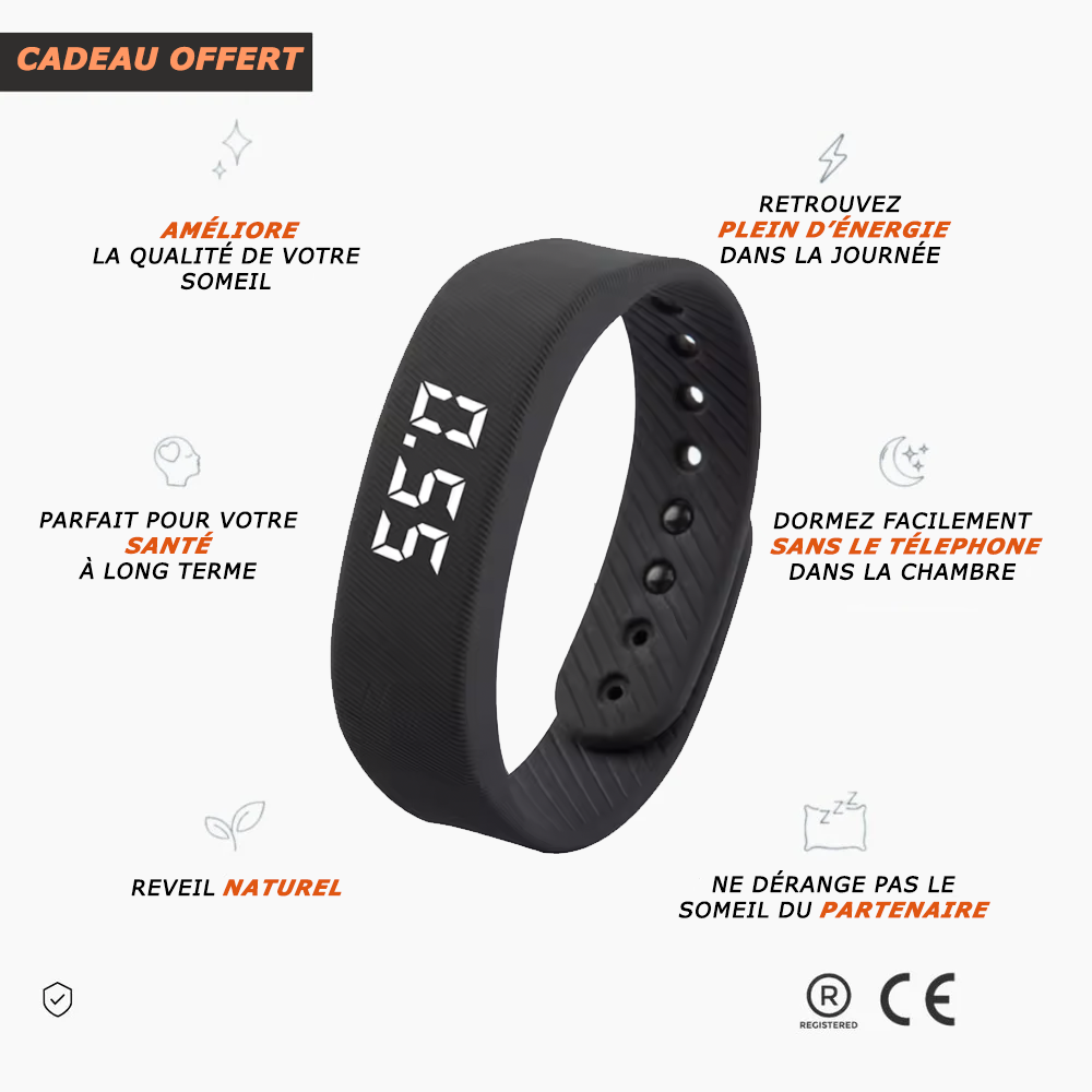 T-Gear C34 - Bracelet Connecté LED Étanche®